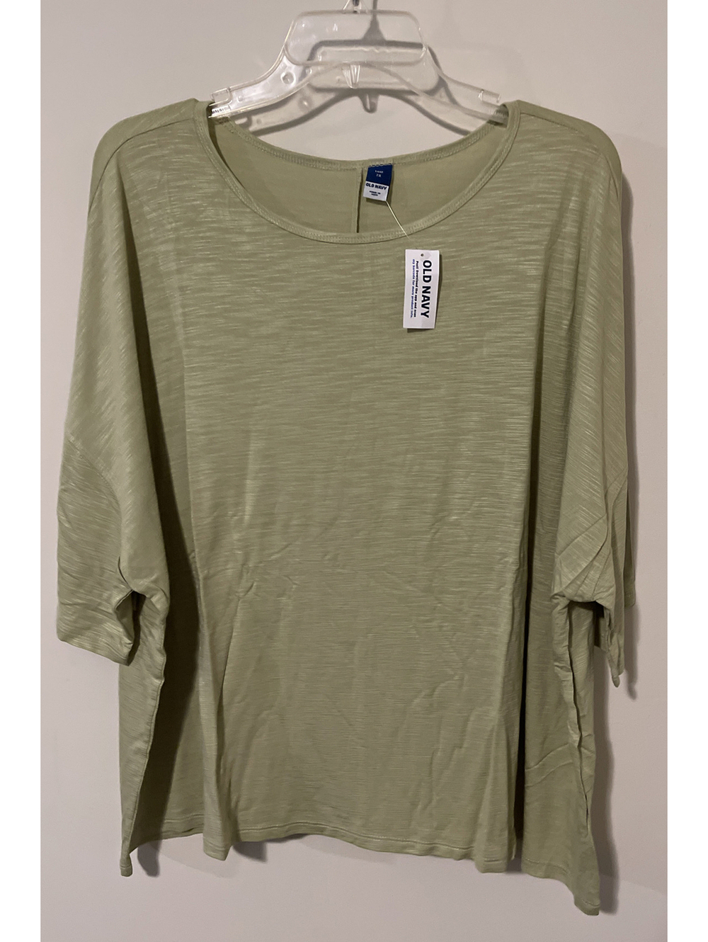 Old Navy Luxe Women’s Size 2x Green Short Sleeved Blouse NWT! A7048